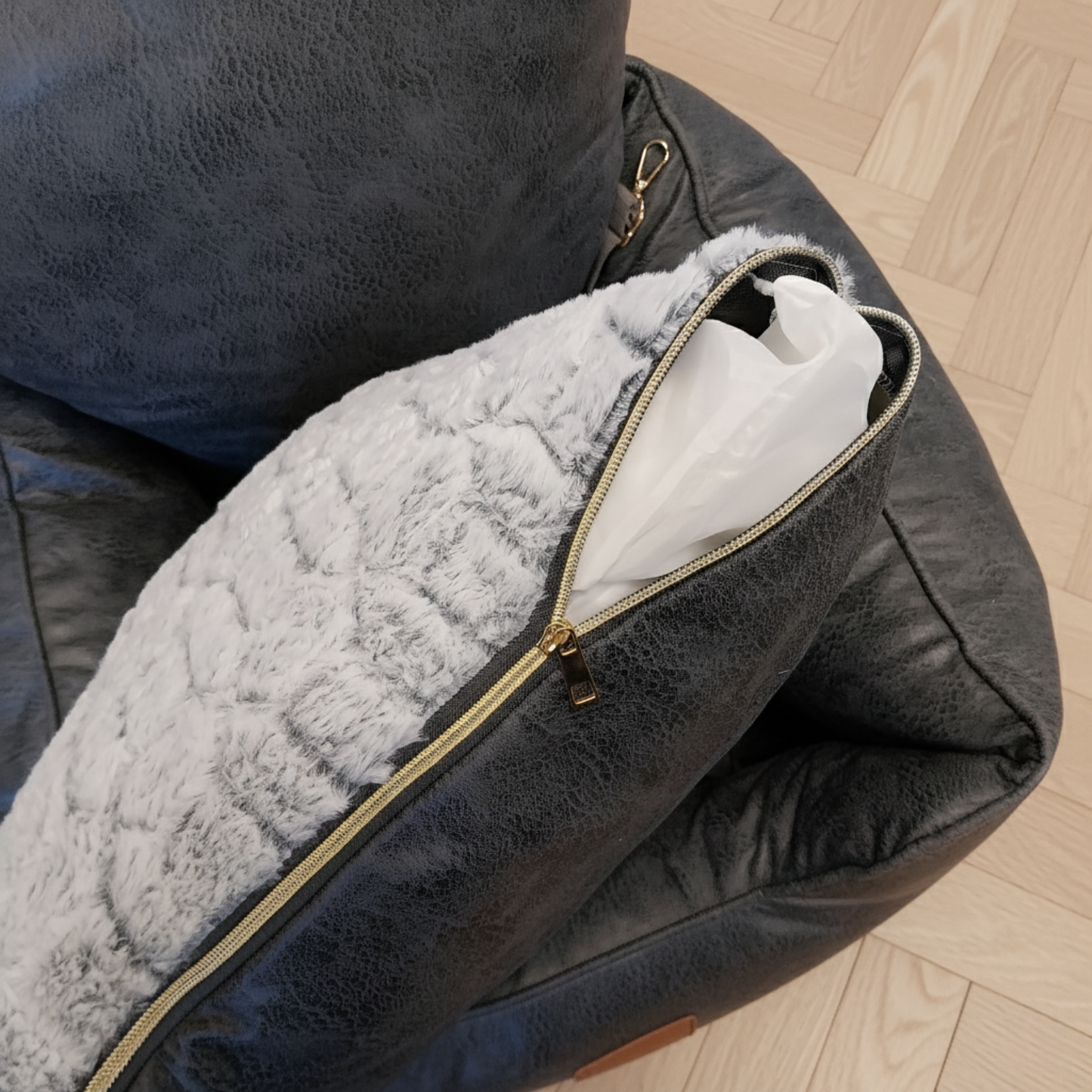 Luxe Autostoel Antraciet - Sample