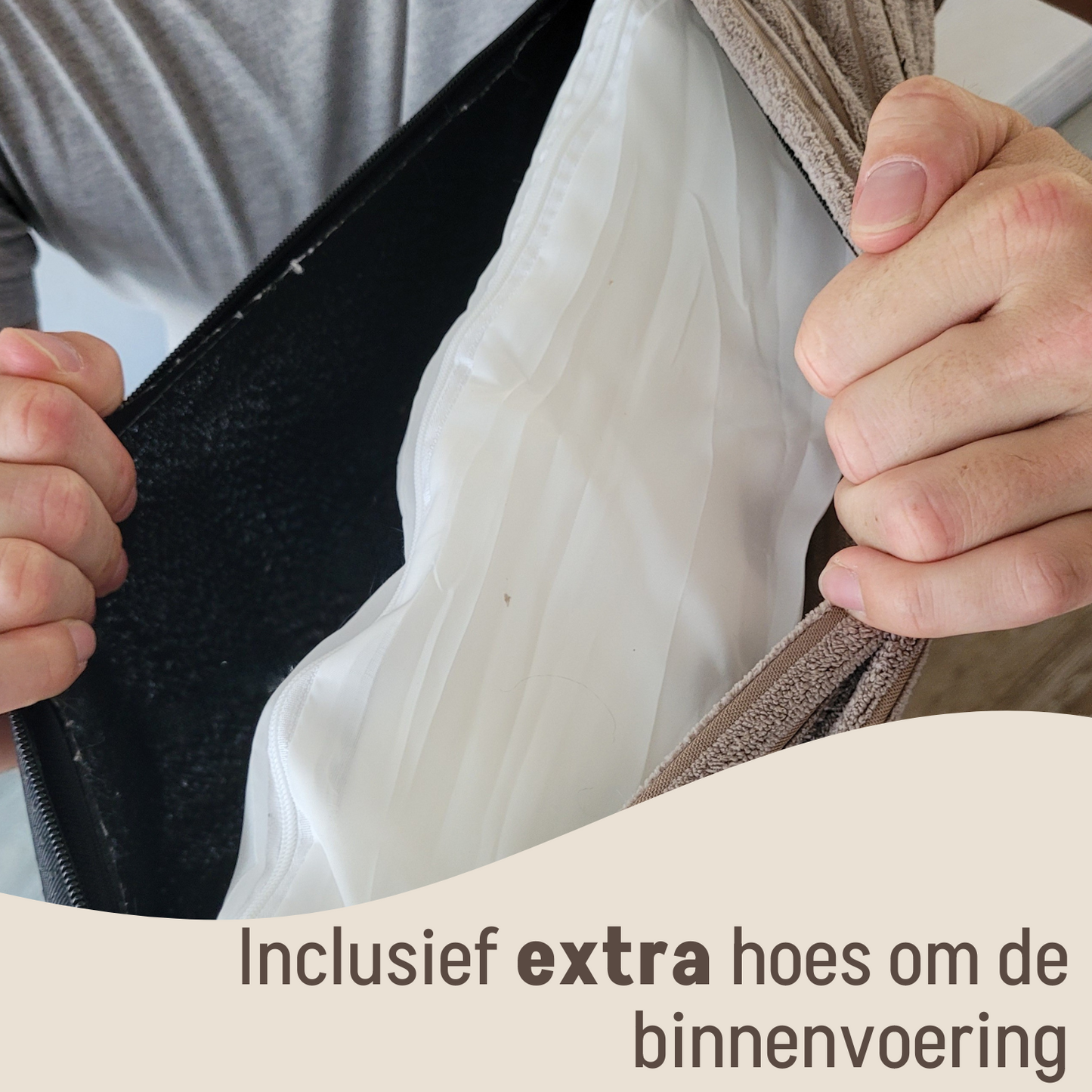By Cee Cee Origineel Orthopedisch Hondenkussen Ribstof 100x70cm