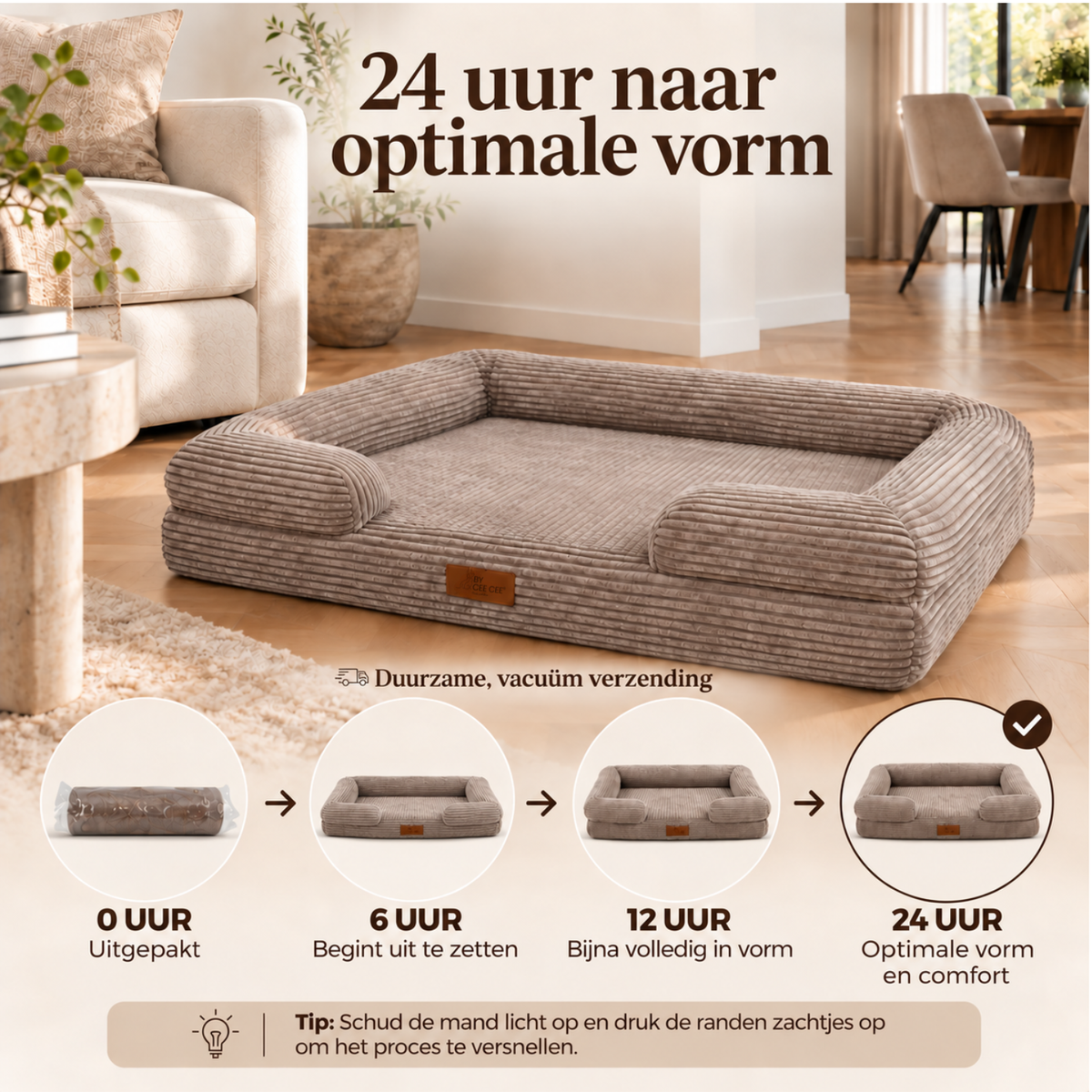 By Cee Cee Orthopädisches Hundebett