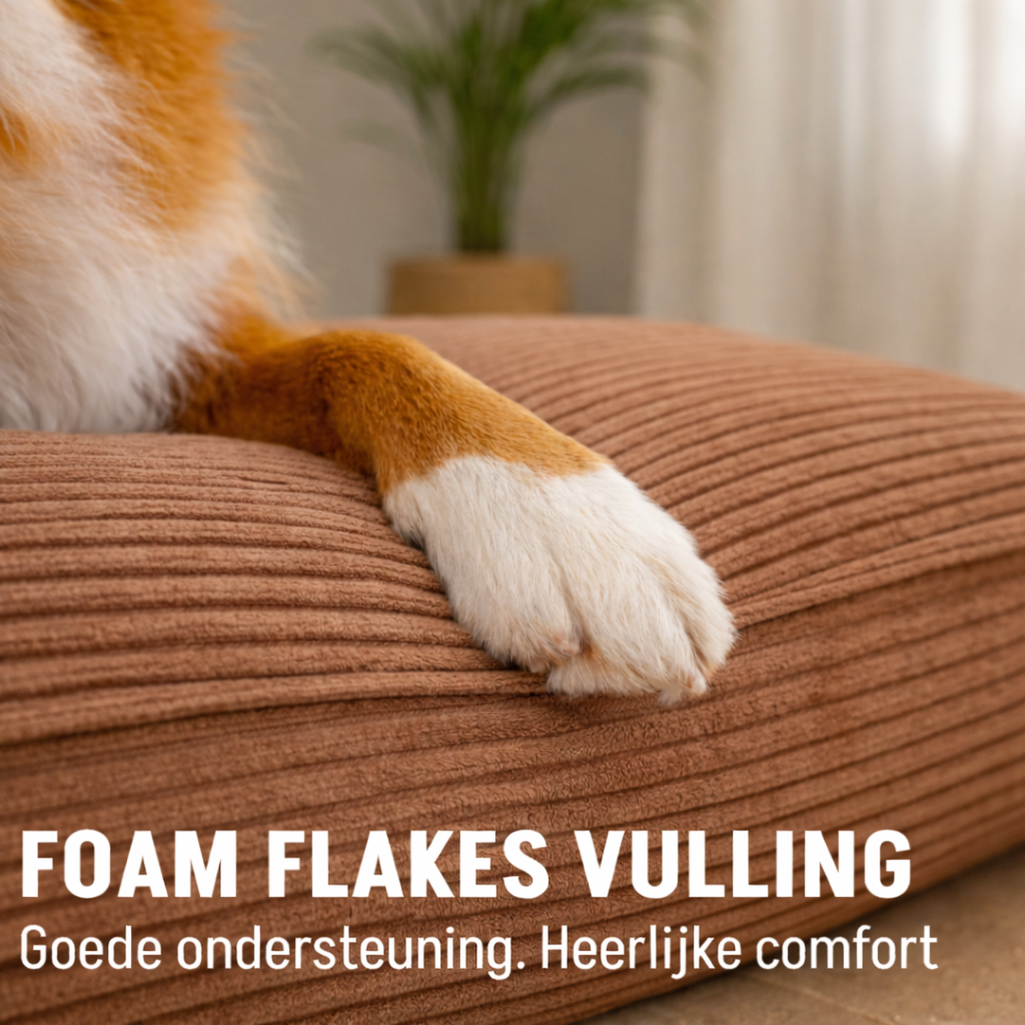 Orthopedic Dog Cushion Foam Flakes Filling