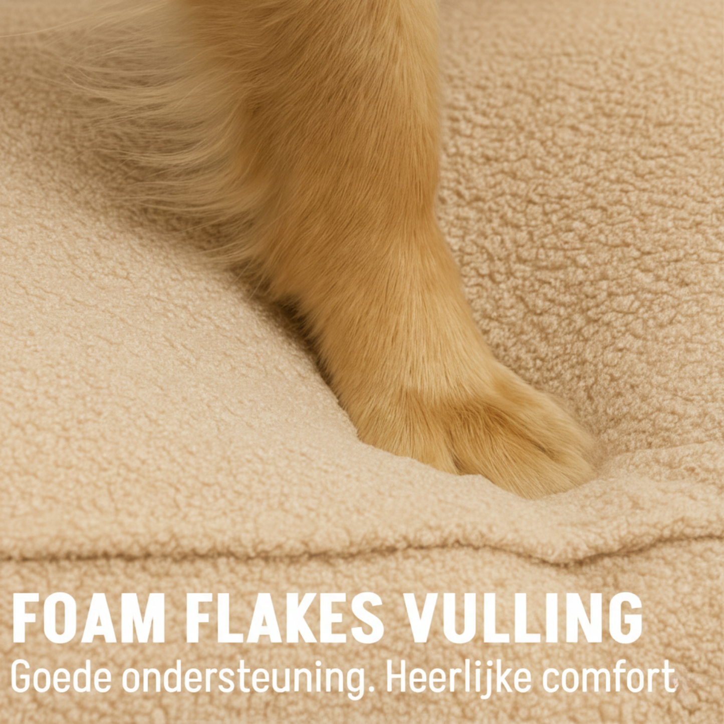 Orthopedisch Hondenkussen Foam Flakes Vulling