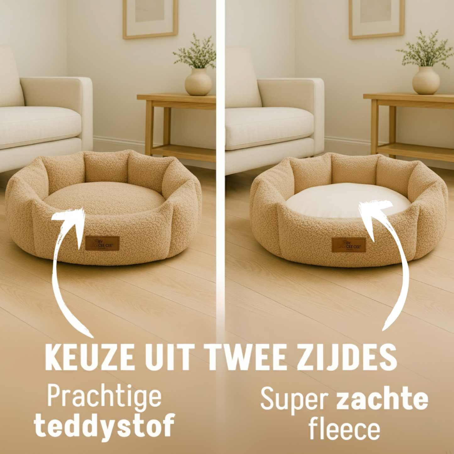 By Cee Cee Hondenmand Teddy Middelgrote honden