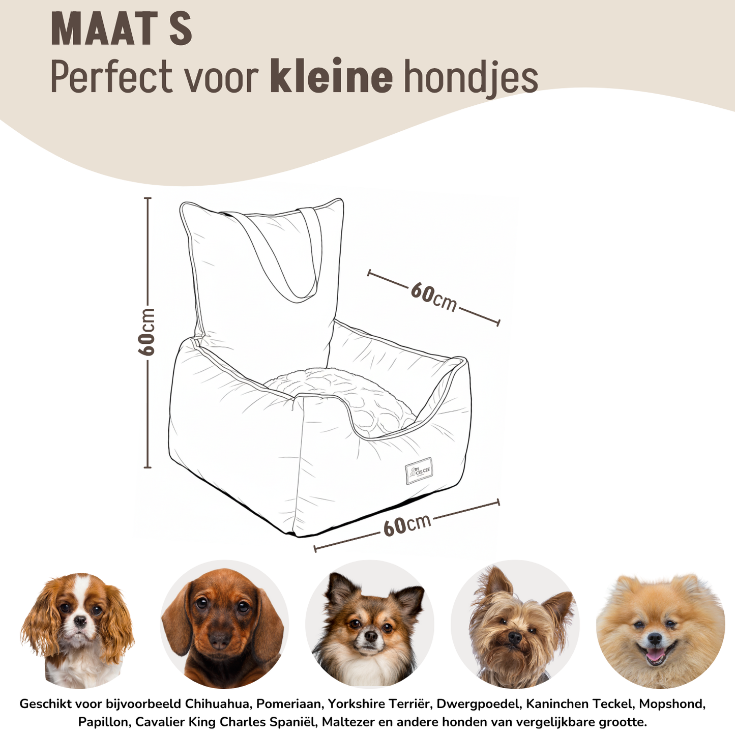 Luxe Autostoel Bruin - Sample