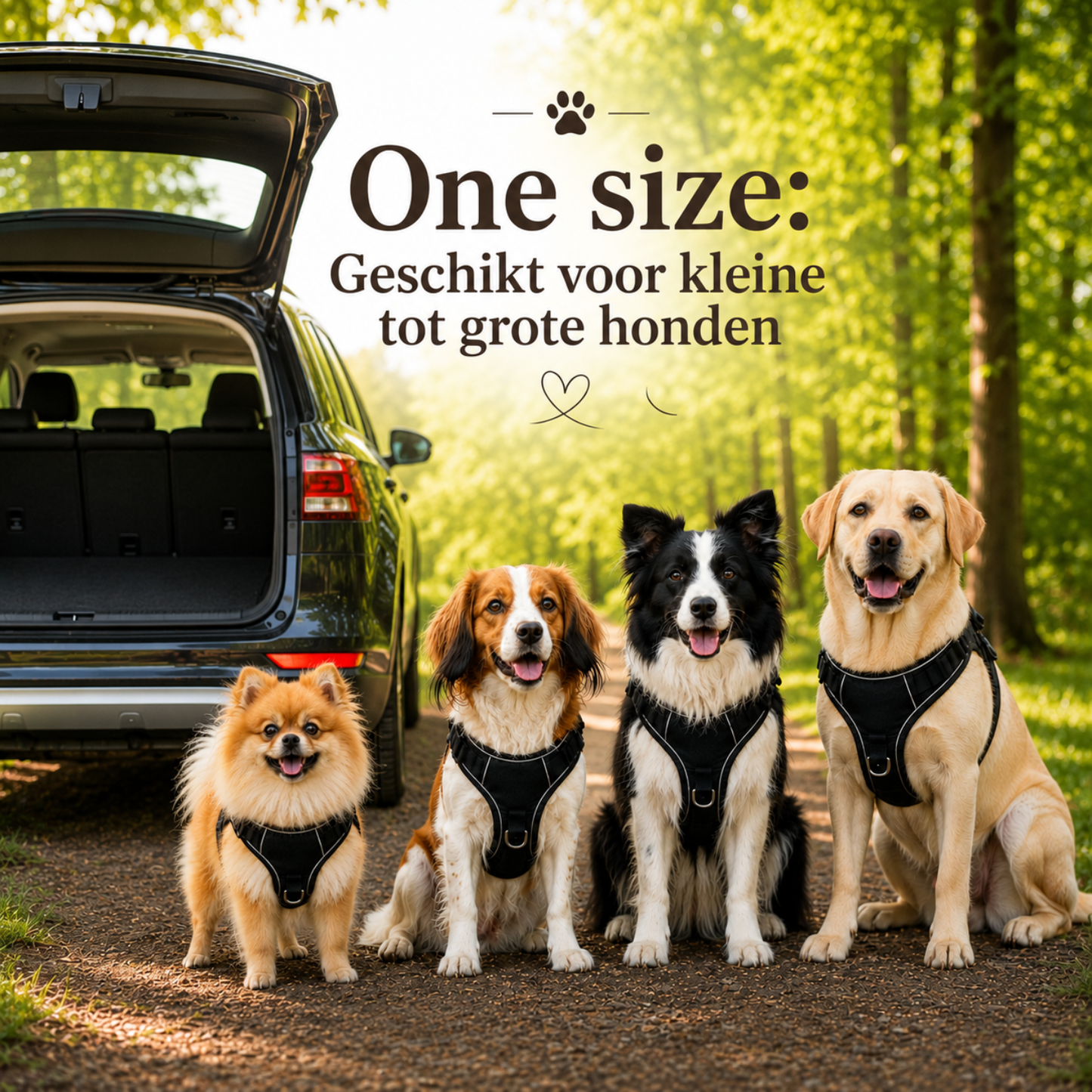 Hunde-Autogurt Stoßdämpfend