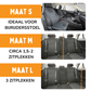 Autostoel Fluffy - De Ideale Hondenstoel Voor Onderweg - Beige M Achterbank