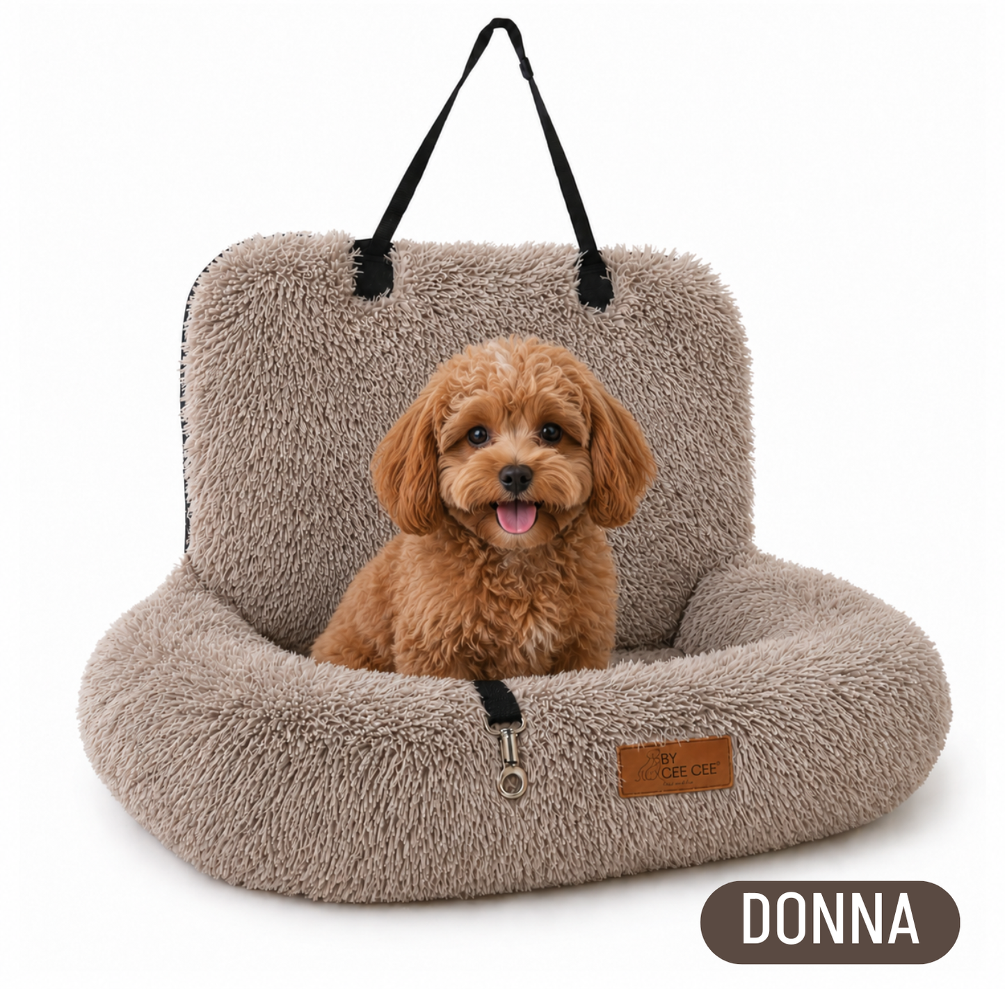 Fluffy Car Seat - The Ideal Dog Seat for On the Go