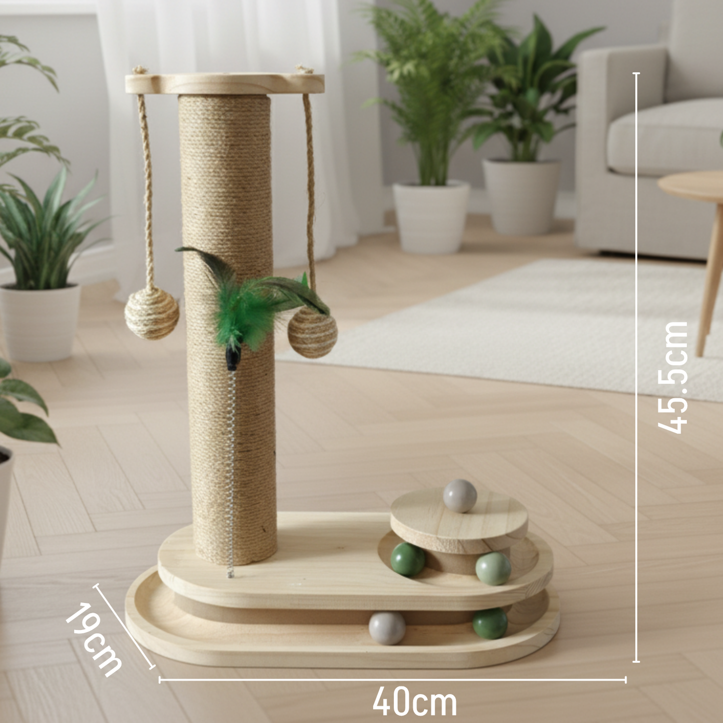 Luxe Houten Krabpalen