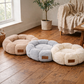 Donut-Shaped Basket in Flower Form for Small Cats and Small Dogs – Soft and Safe (50 cm)