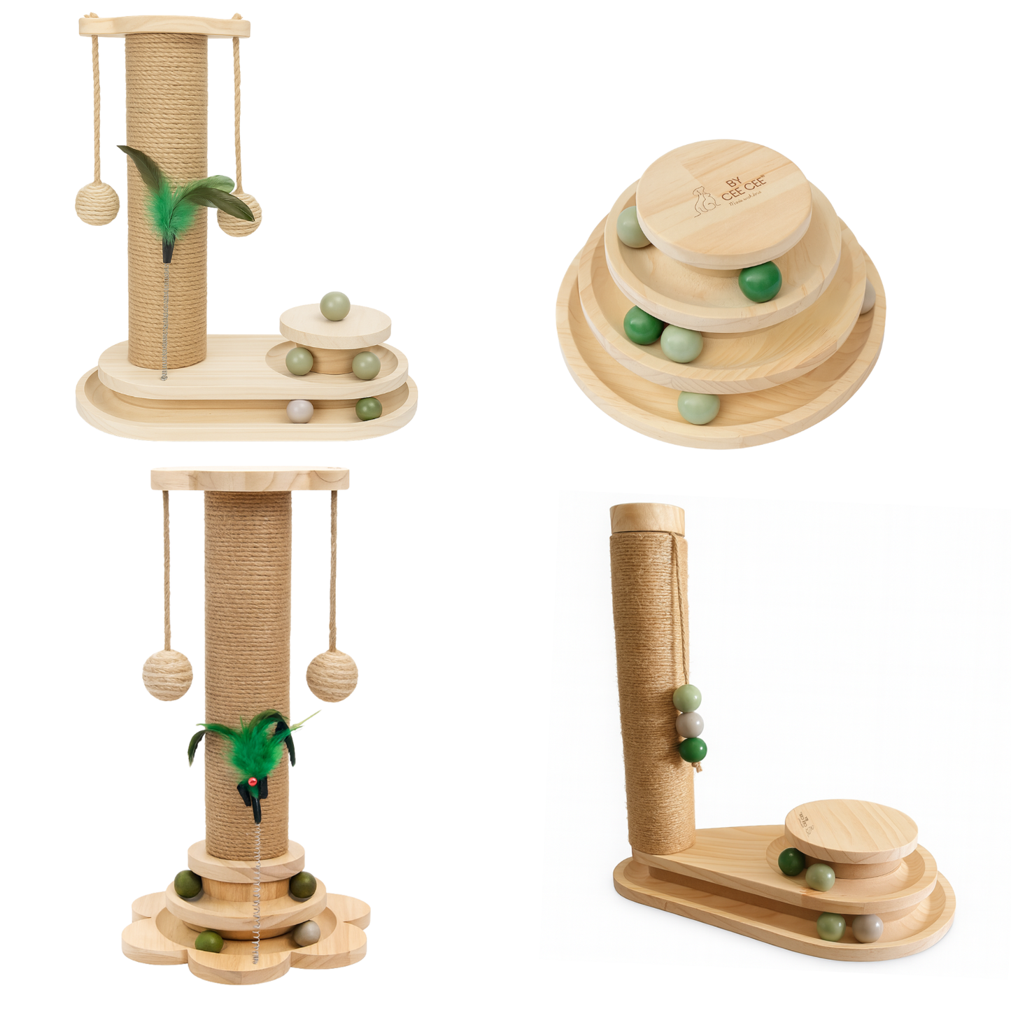 Luxe Houten Krabpalen