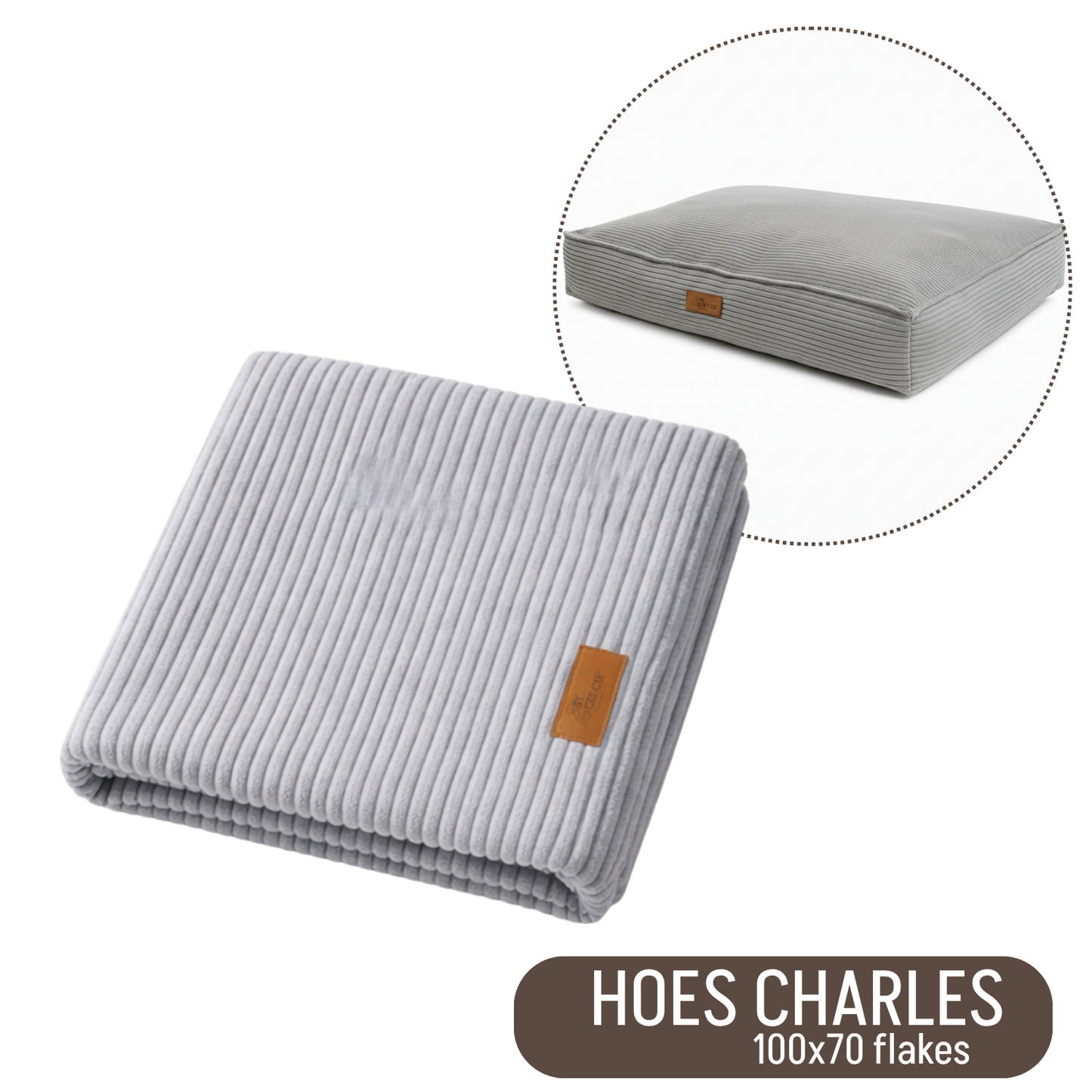 Loose Covers Orthopaedic Rib Flake Pillows 100x70