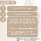 Framed Love - Gepersonaliseerde Lijntekening