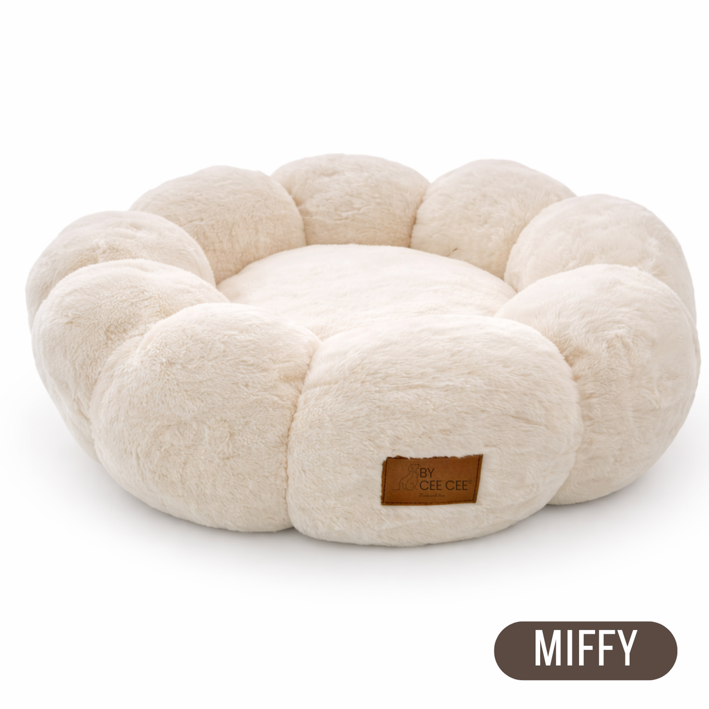 Donut-Shaped Basket in Flower Form for Small Cats and Small Dogs – Soft and Safe (50 cm)