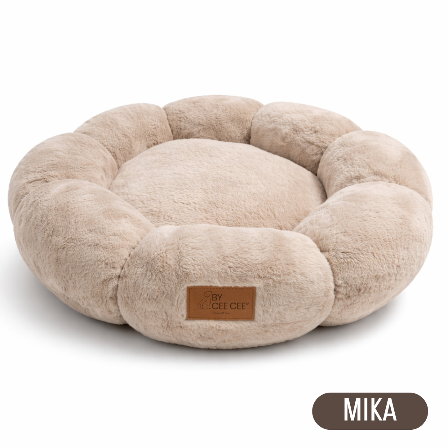 Donut-Shaped Basket in Flower Form for Small Cats and Small Dogs – Soft and Safe (50 cm)