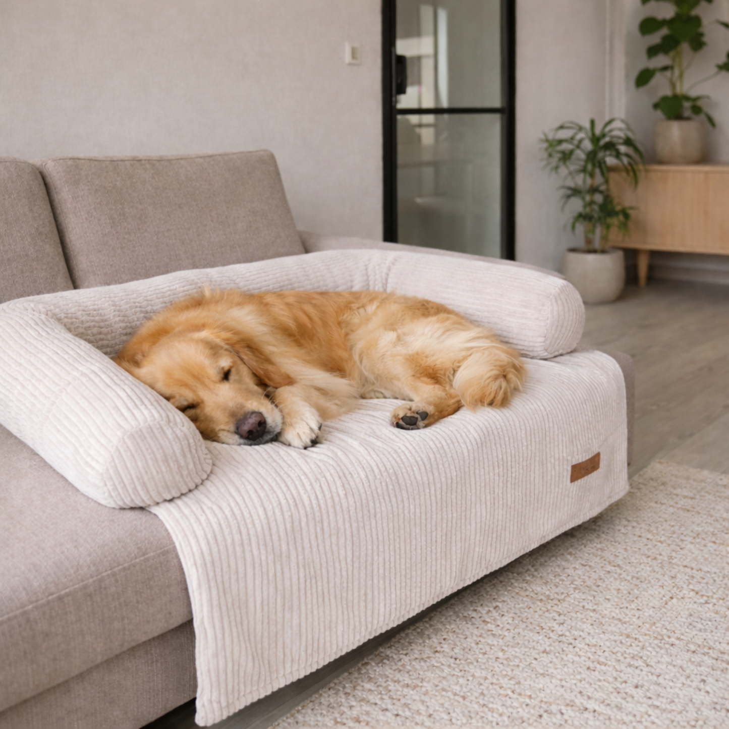 By Cee Cee Dog Blanket Sofa Ribbed Fabric