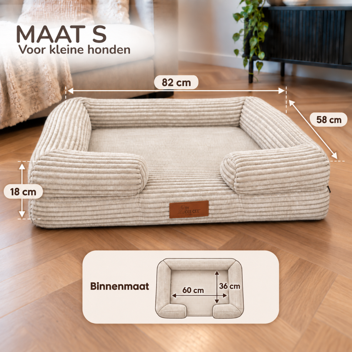 By Cee Cee Orthopedic Dog Bed