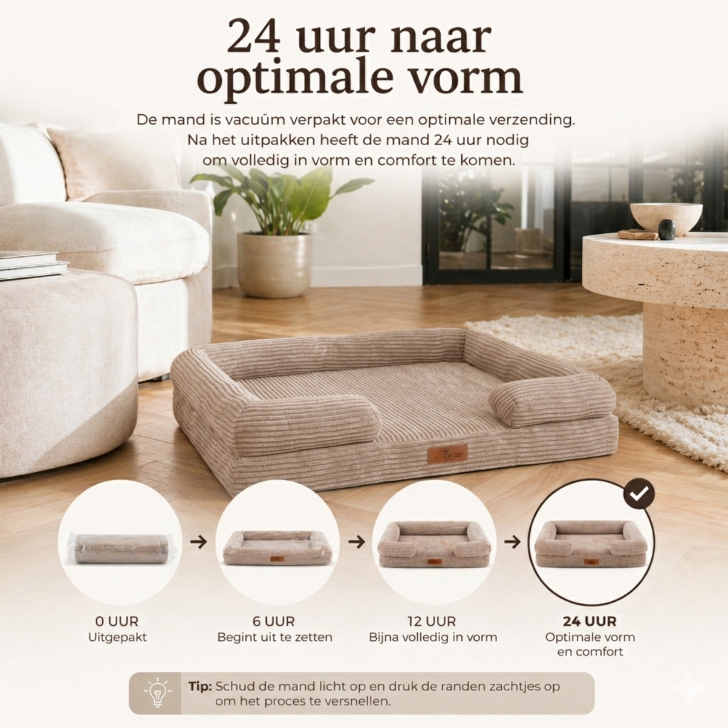 By Cee Cee Orthopedic Dog Bed