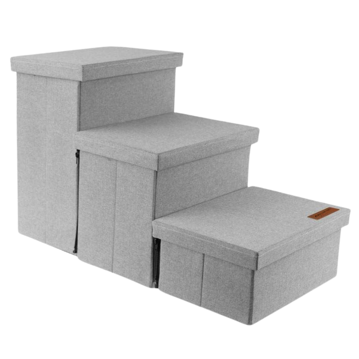 Photo of Hondentrap Stevig Model 2025  Met Opbergruimte - Trap Hond - tot 60 KG - Beige met grijs