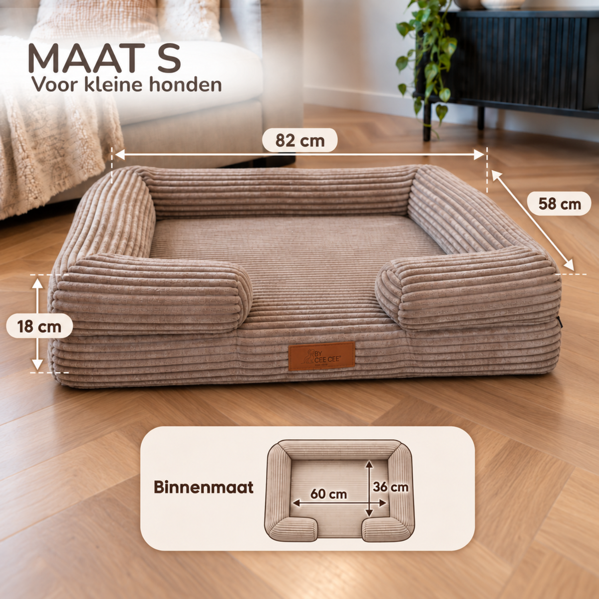By Cee Cee Orthopädisches Hundebett