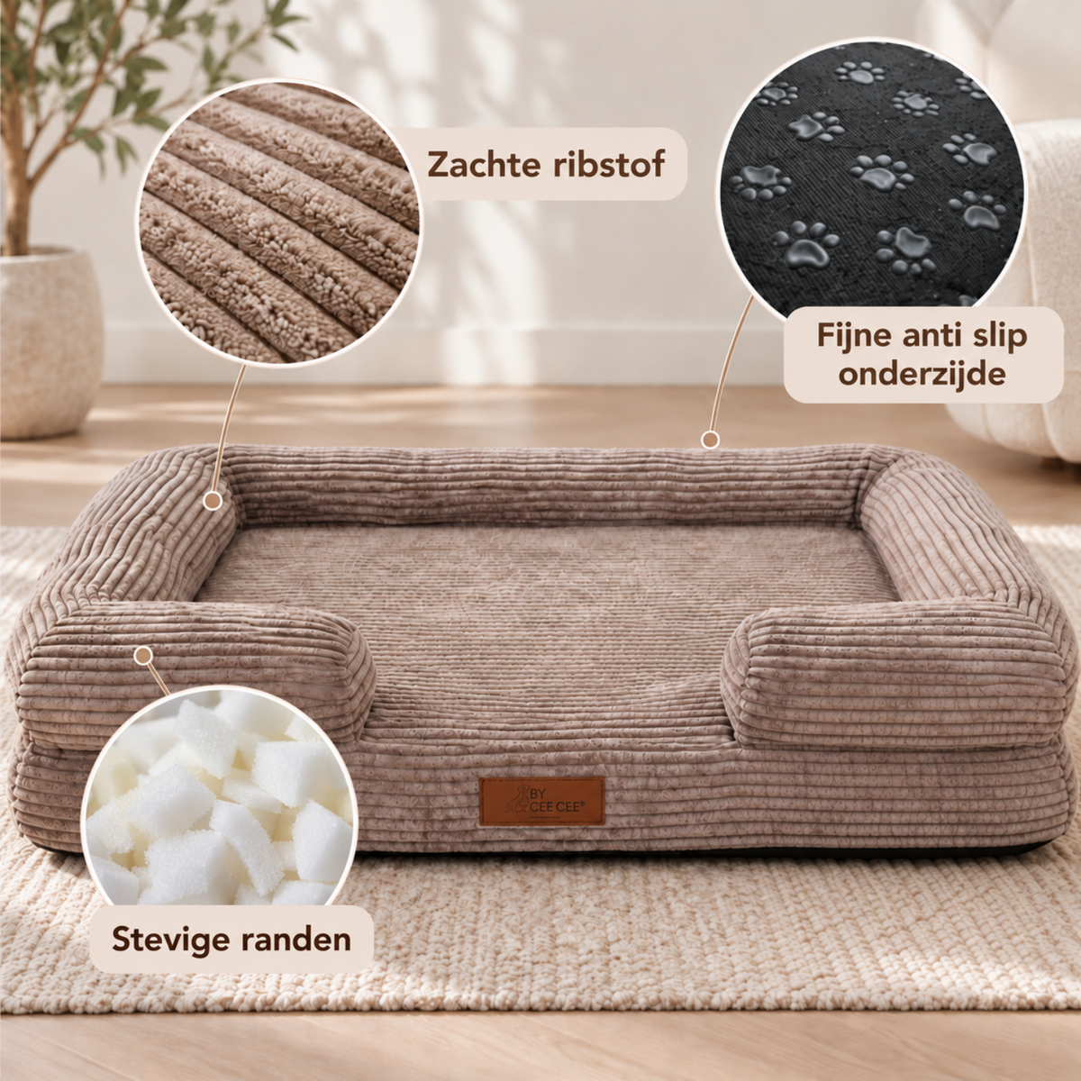 By Cee Cee Orthopädisches Hundebett