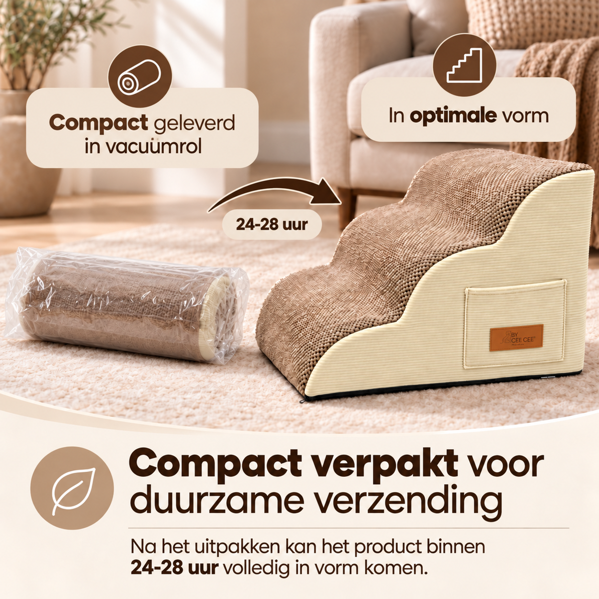 By Cee Cee Anti-Slip Dog Steps for Dogs