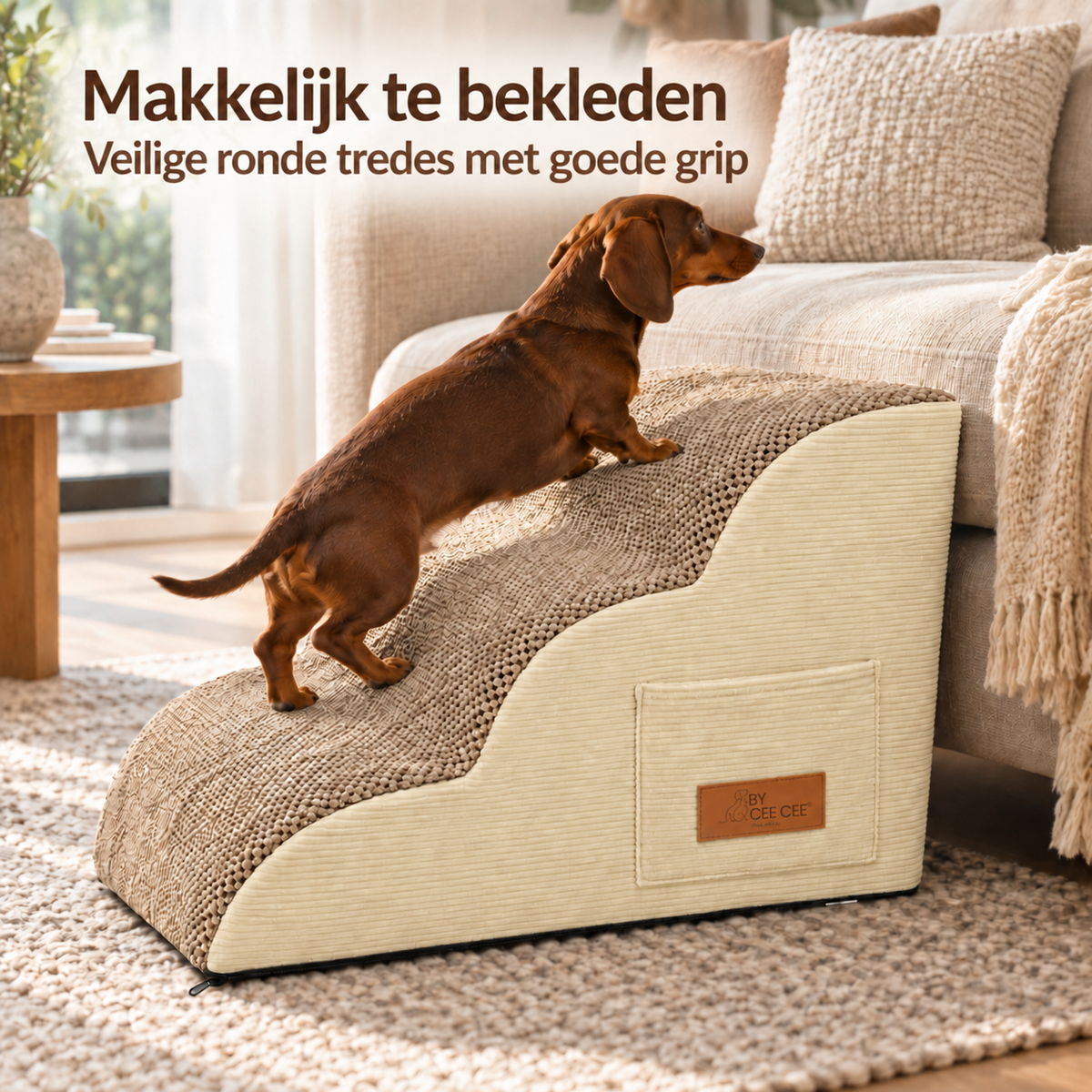 By Cee Cee Anti-Slip Dog Steps for Dogs
