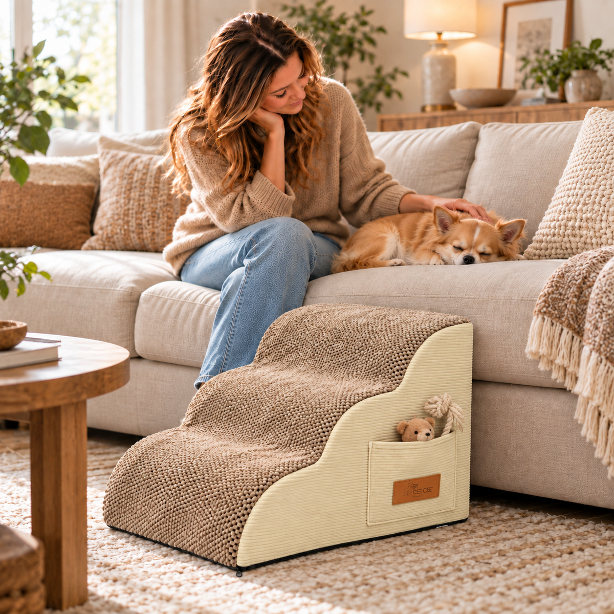 By Cee Cee Anti-Slip Dog Steps for Dogs