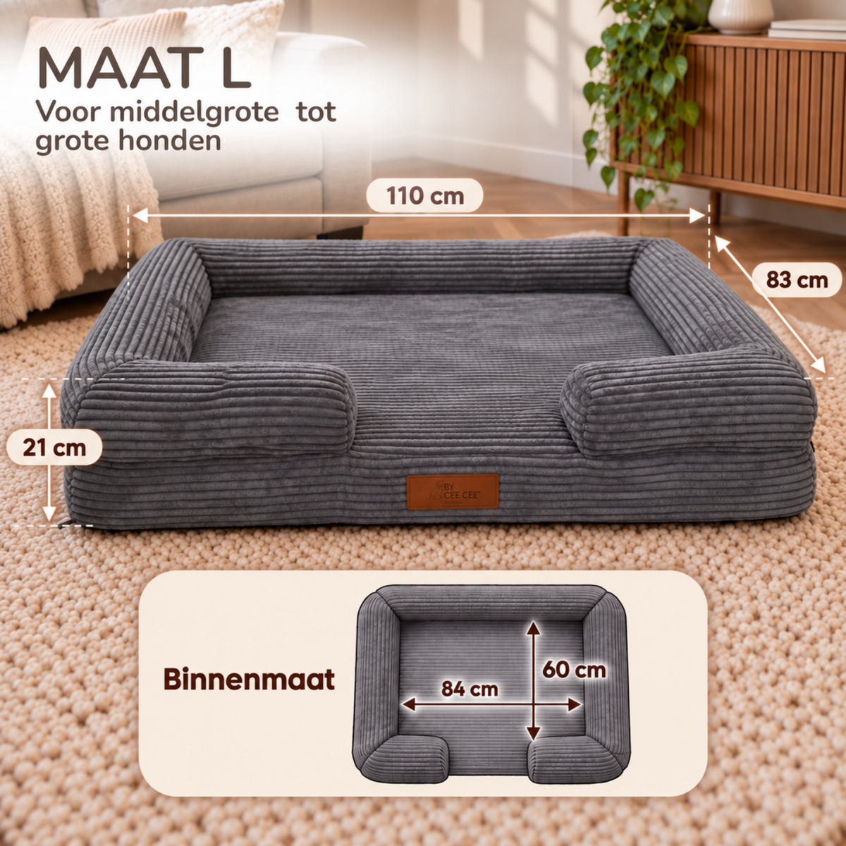 By Cee Cee Orthopedic Dog Bed